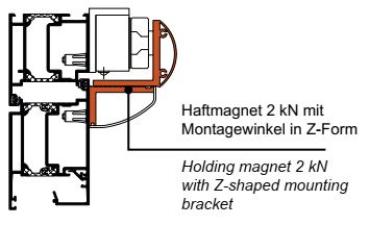Haftmagnet Z-Form 2 KN 239455